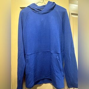 Lululemon Men’s Textured Double-Knit Cotton Hoodie, Size M